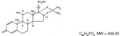 TRIAMCINOLONE STRUCTURE IMAGE - TRIAMCINOLONE STRUCTURE IMAGE